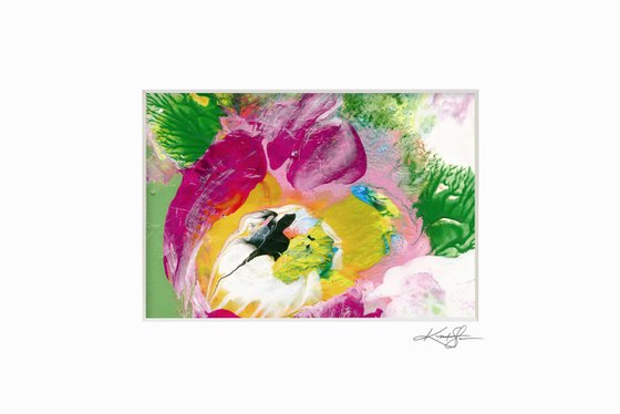 Blooming Magic 211 - Abstract Floral Painting by Kathy Morton Stanion