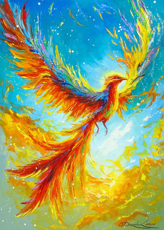 Phoenix. A Moment of Rebirth