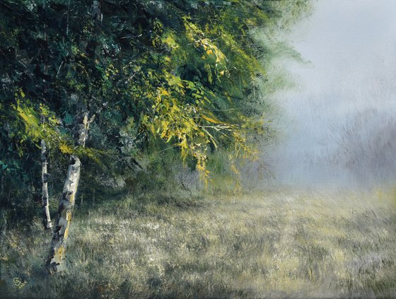 " Light Green in Misty Veil "