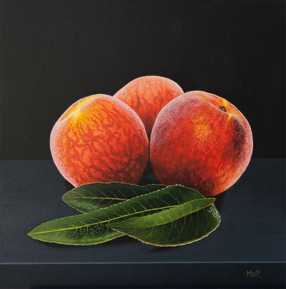 Peaches and Leaves