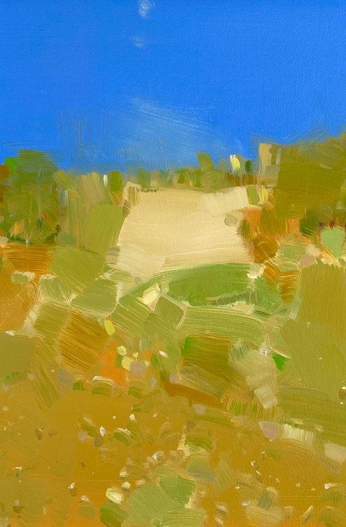Autumn, Original oil painting, Handmade artwork, One of a kind by Vahe Yeremyan