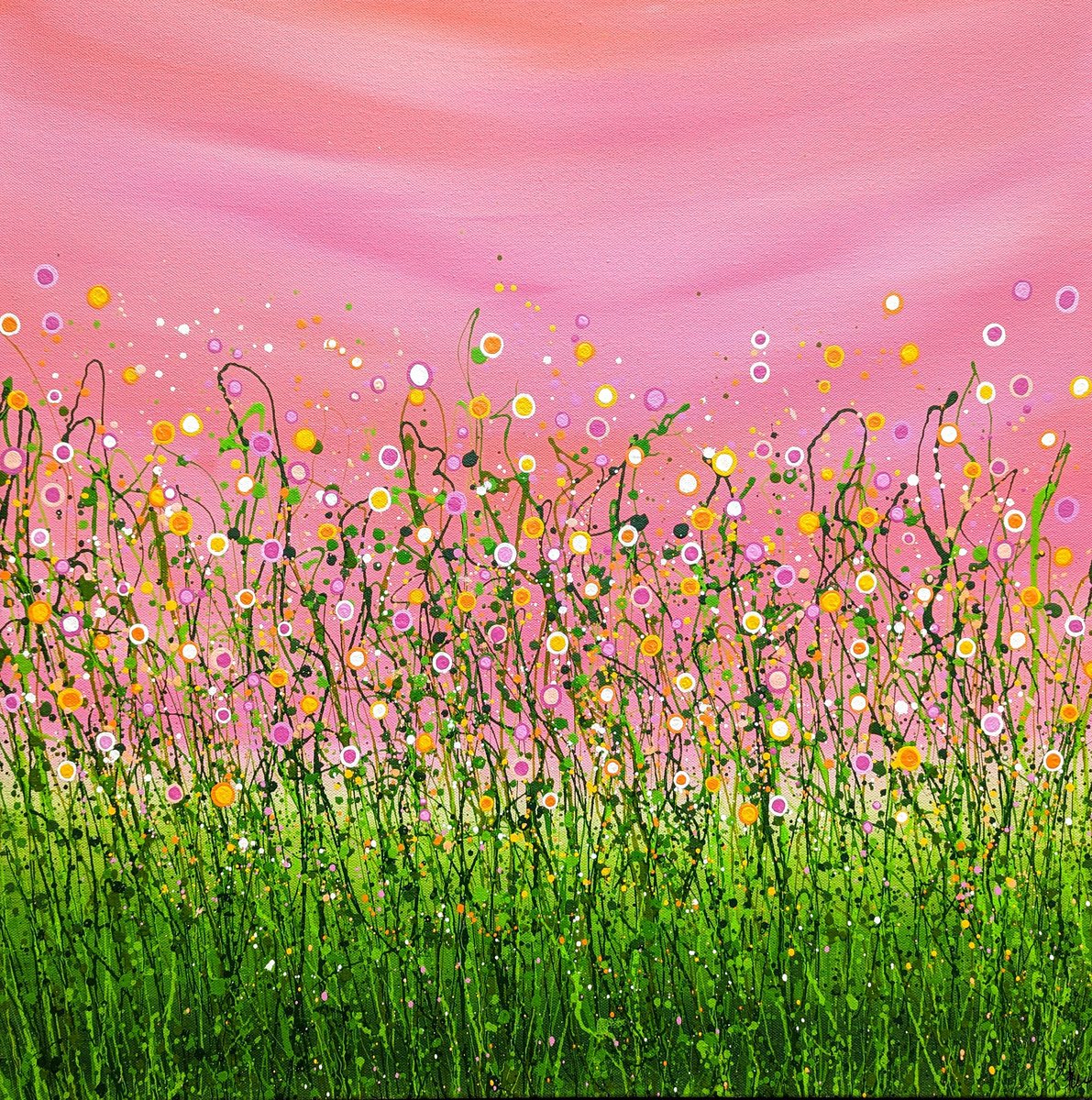 Blushing Confetti Meadows #3 by Lucy Moore
