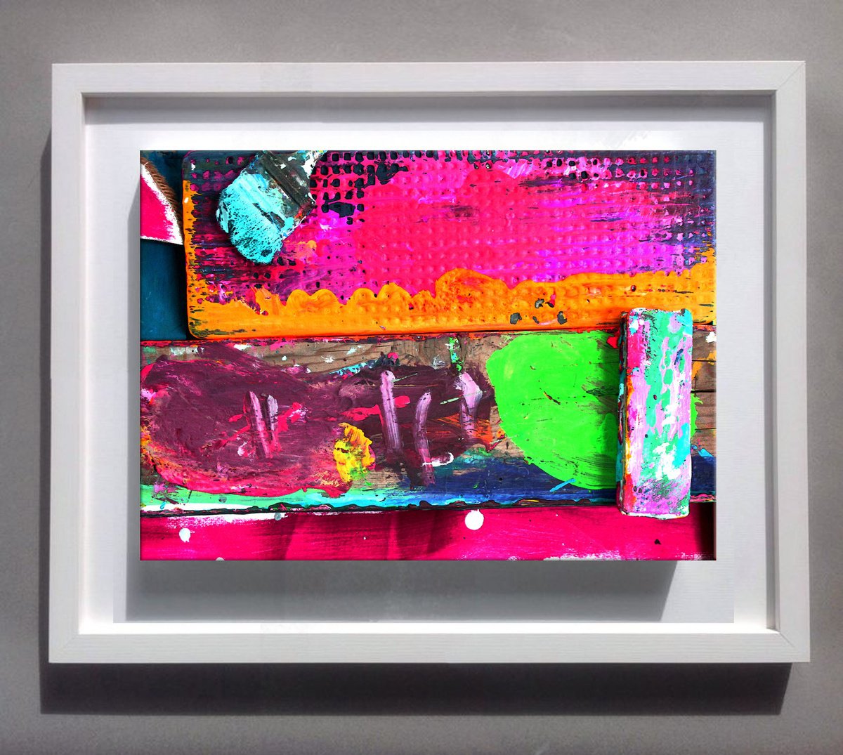 Abstract Giclee Print By Mir-Jan, 24 X 17", Abstract 202, Original Artwork