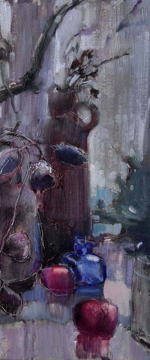 Winter still life by Olha Laptieva