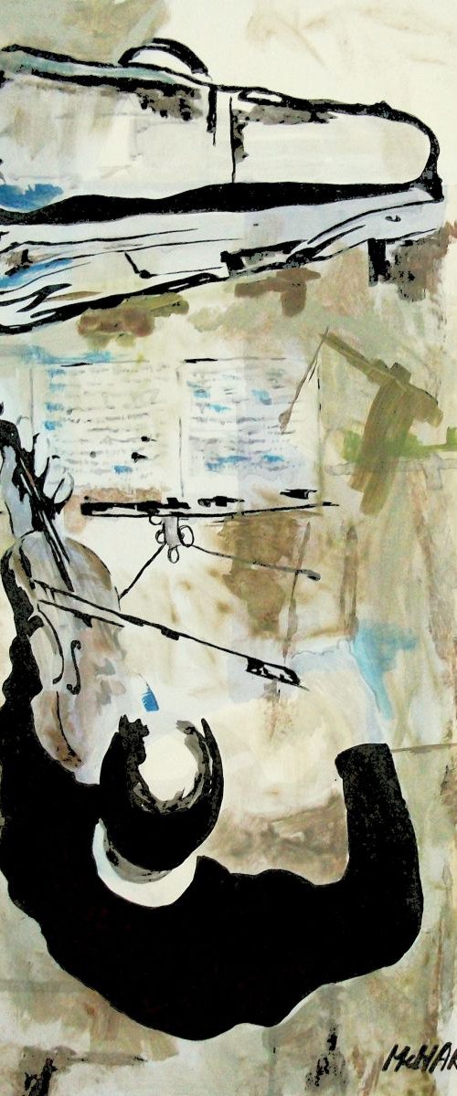 The Top Violinists  20"x33" by Joe McHarg