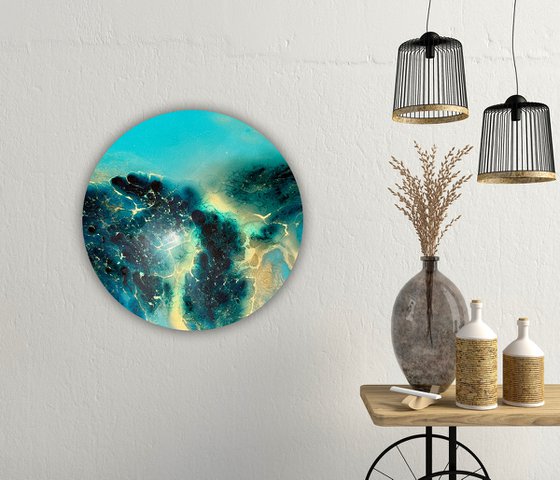 Golden Halo, Blue Depth #2