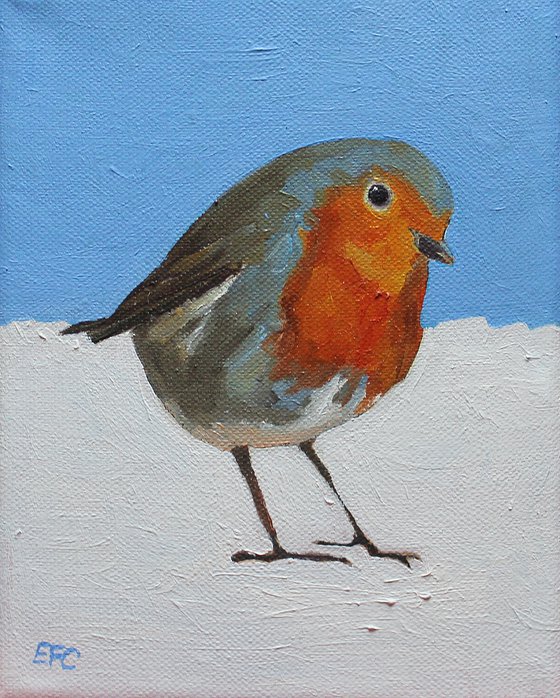 Robin In The Snow