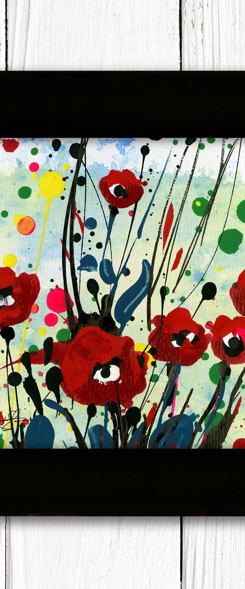 Poppy Dreams 12 - Framed Floral art by Kathy Morton Stanion by Kathy Morton Stanion