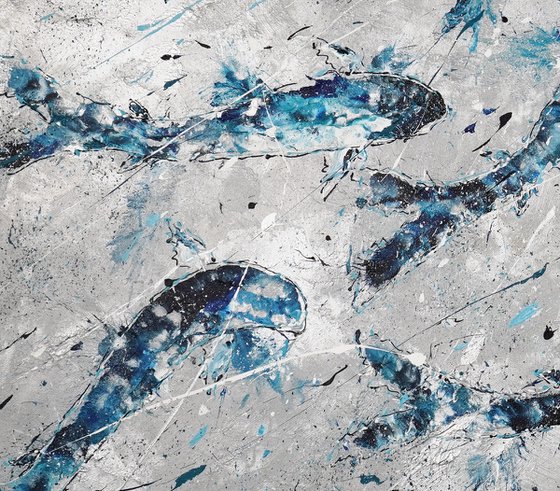 Silver-Blue Fishes 2