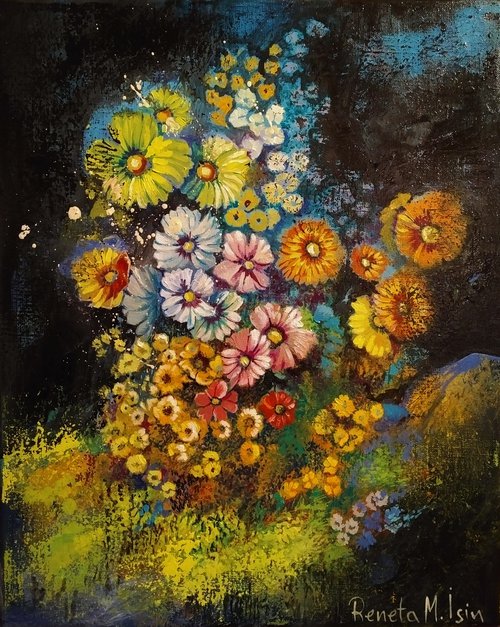 " Night Flowers " by Reneta Isin