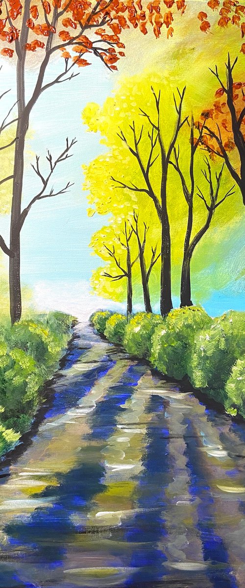 Tree Shadows - FOR PAULA by Aisha Haider