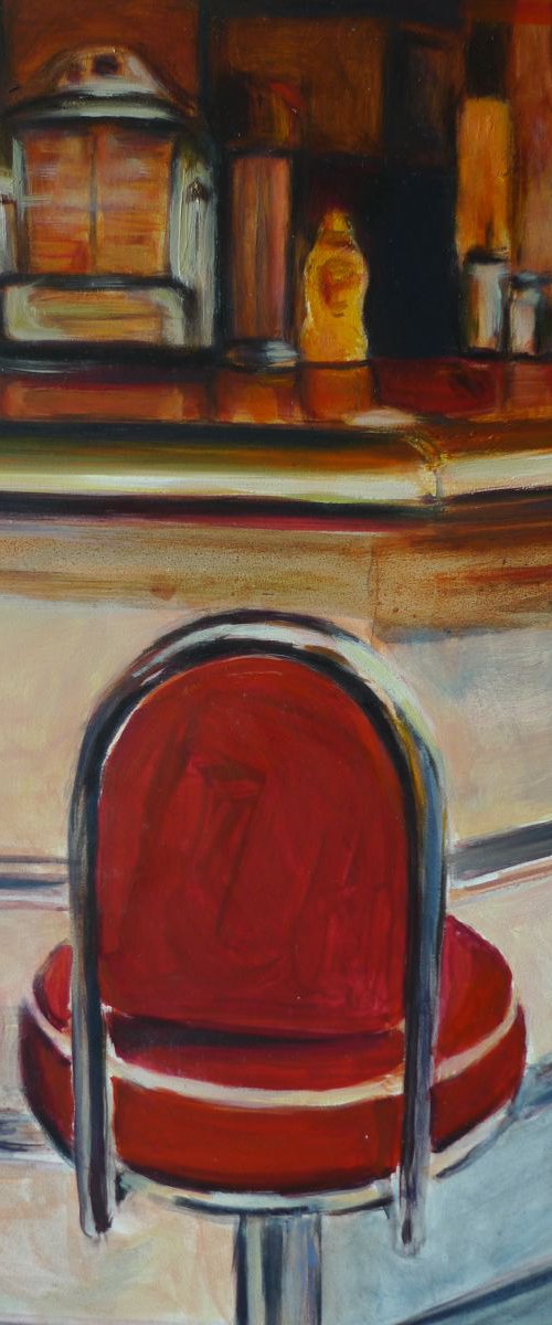 Red Chair by Sarah Ann  Mitchell