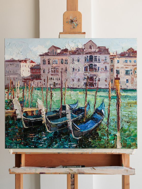 Gondolas in Venice