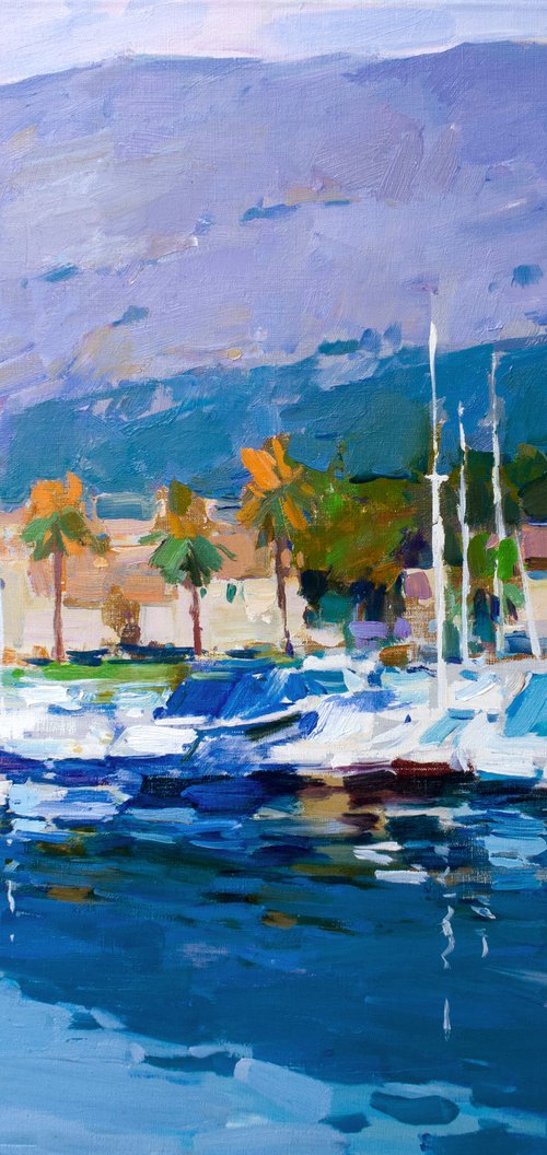 Boat pier. Croatia by Aleksandr Kryushyn