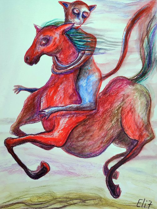 RED HORSE THEFT by Elisheva Nesis