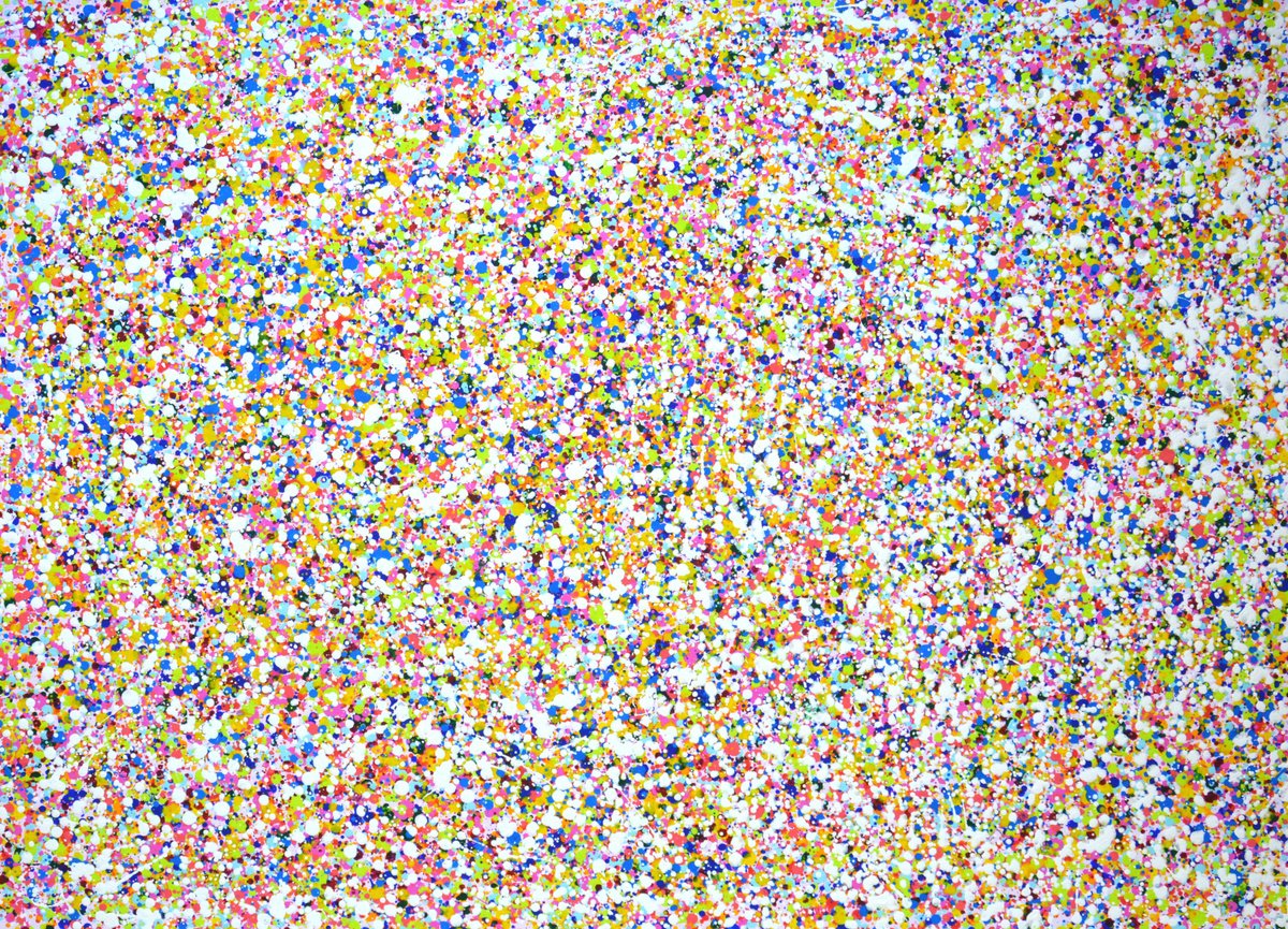 Abstract Acrylic Painting By Iryna Kastsova, 55 X 39, Light Expression., Original Artwork