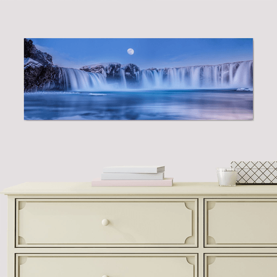 Godafoss moonlight
