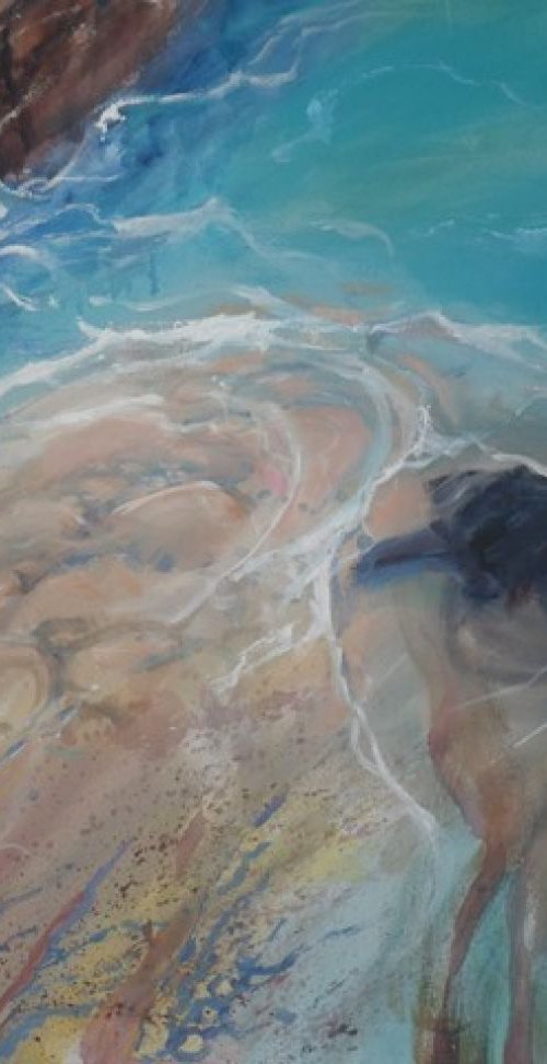 Rock pool2, Cornwall by Jean  Luce