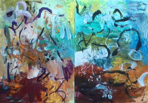 You Are Always on my Mind (Diptych) by Christel Haag