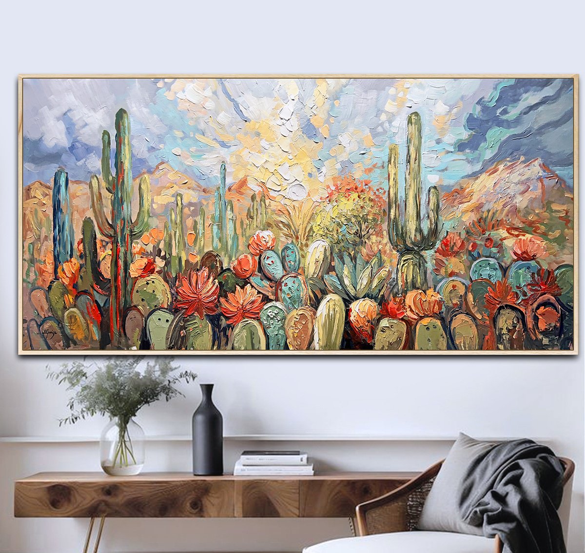  Blooming Sands By Lana Guise, 63 X 31, Artwork For Sale On Artfinder