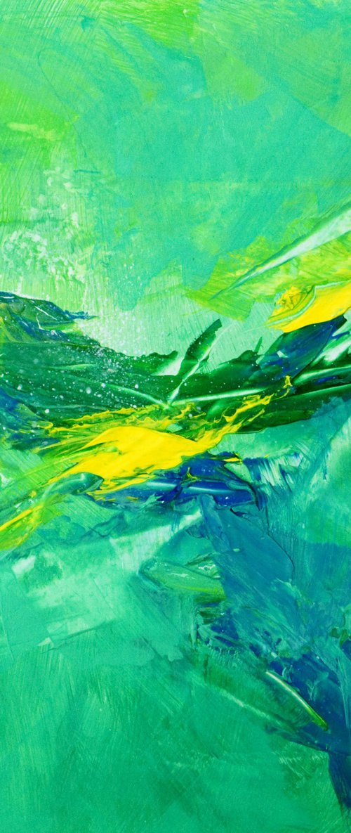 Force of Nature in Phthalo by HAL BOHNER