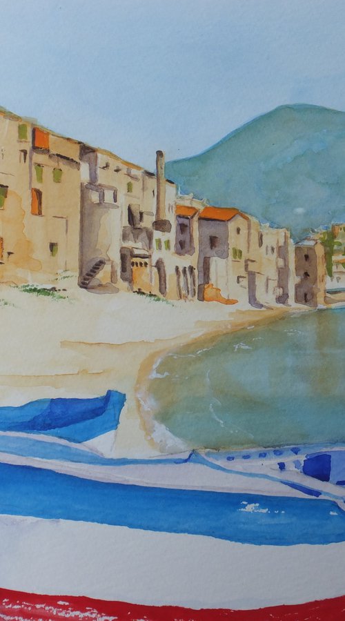 Cefalu in Sicily by David Harmer