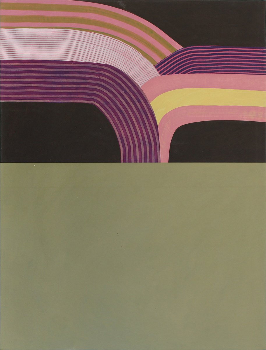 Abstract Acrylic Painting By Martin Singer, 20 X 26", Lcvm25-66, Original Artwork