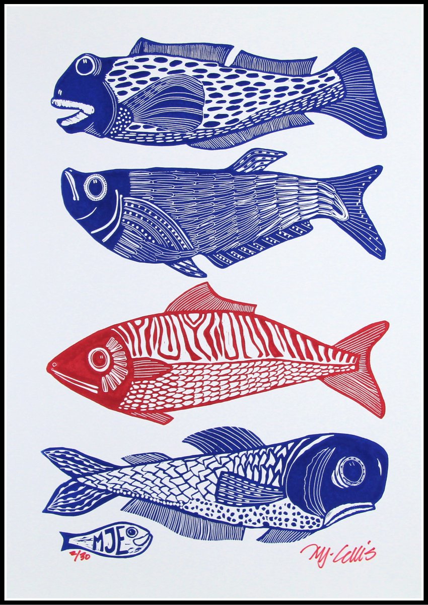 Four Fish by Mariann Johansen-Ellis