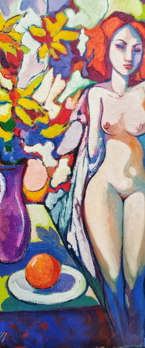New day (60x80cm, oil painting, ready to hang) by Artrun Asatrian