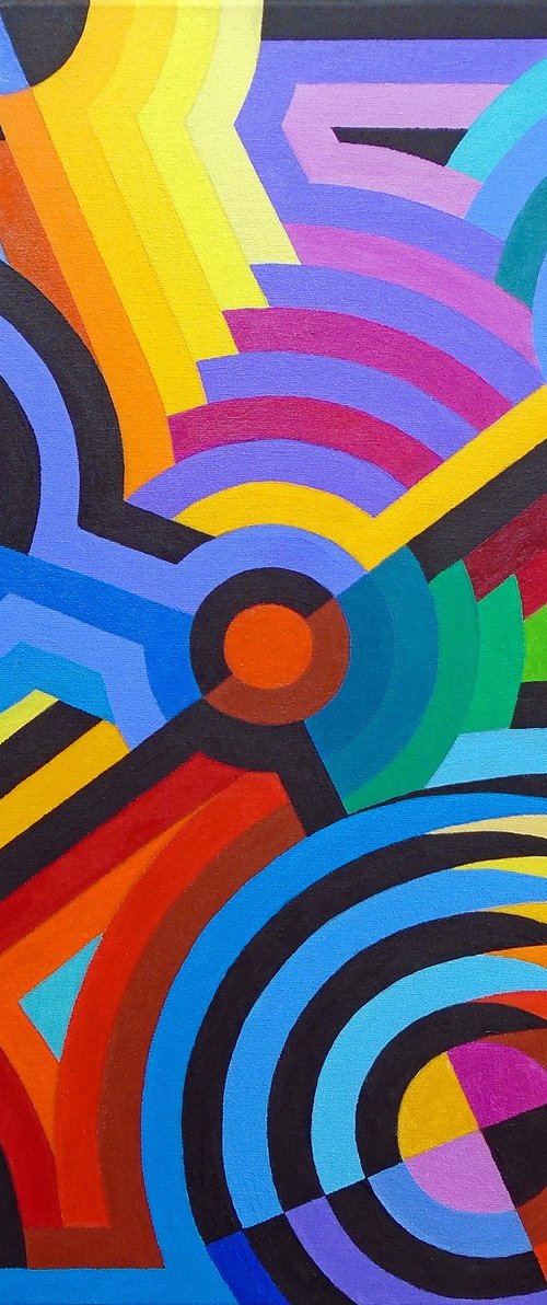 GEOMETRIC ABSTRACT STUDY ii by Stephen Conroy