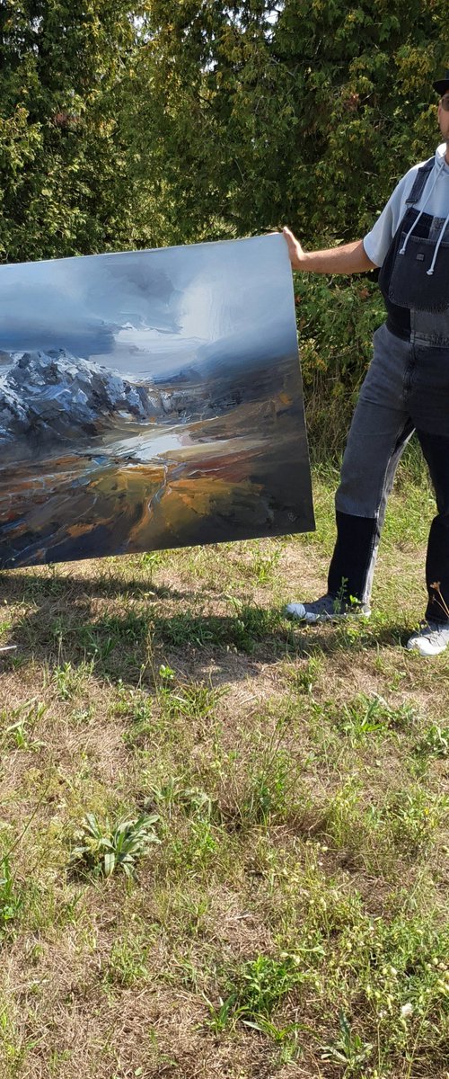 Agartha Southern glacier 2 by Ivan  Grozdanovski