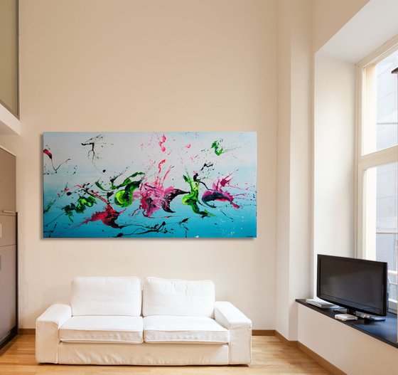 In Free Flight (Spirits Of Skies 162015) (180 x 90 cm) XXXL (72 x 36 inches)