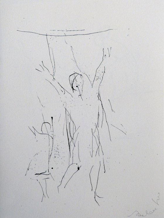 Life in Scratches 18, 24x32 cm