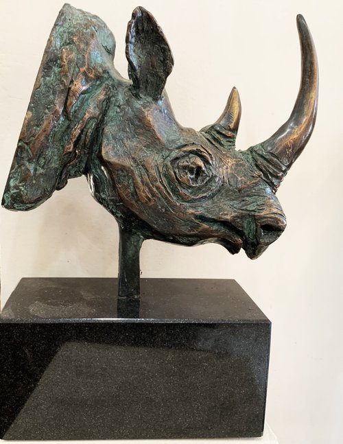 Rhino-head by Toth Kristof