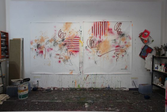 She paints outside the lines No. 2