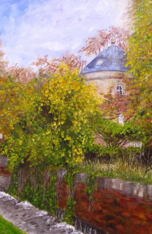 Roundhouse by the Canal by Christine Gaut