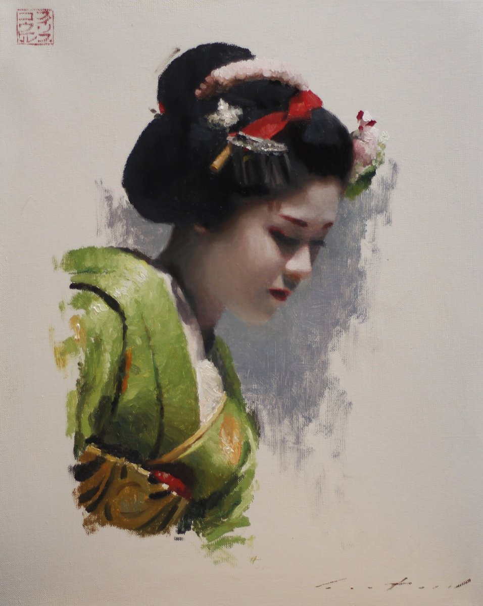 Maiko Satohana - Japanese geisha by Phil Couture
