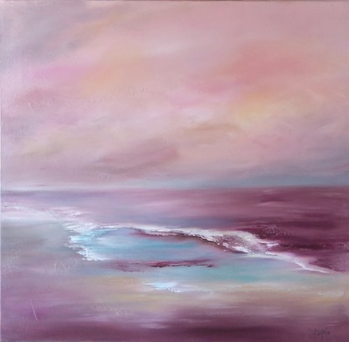 Harmony in pink and purple by Martine Grégoire