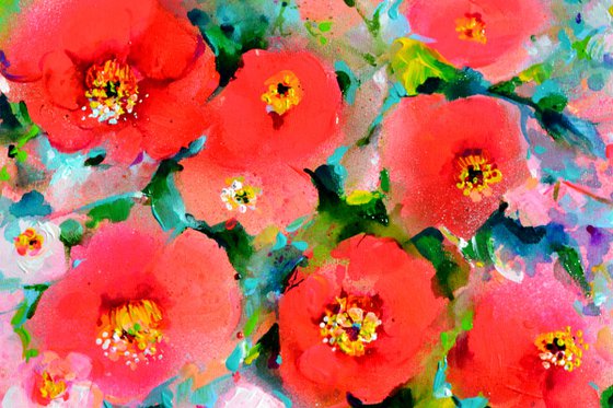 I've Dreamed 59 Pink and Red Camellias Field