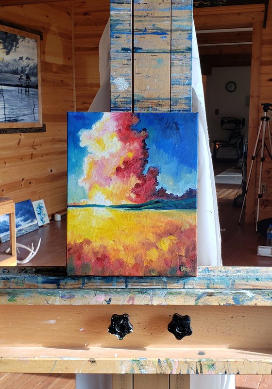 "Fire Within" - Landscape - Clouds