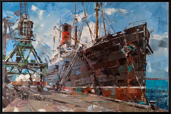 "RMS CARPATHIA" Series "Ocean Liners & Fine Art" part #4