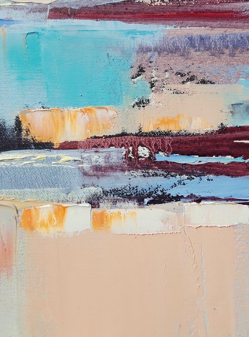 Lake. Early spring. by Lesya Ros