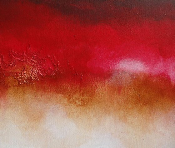 red abstract (140 x 70 cm)