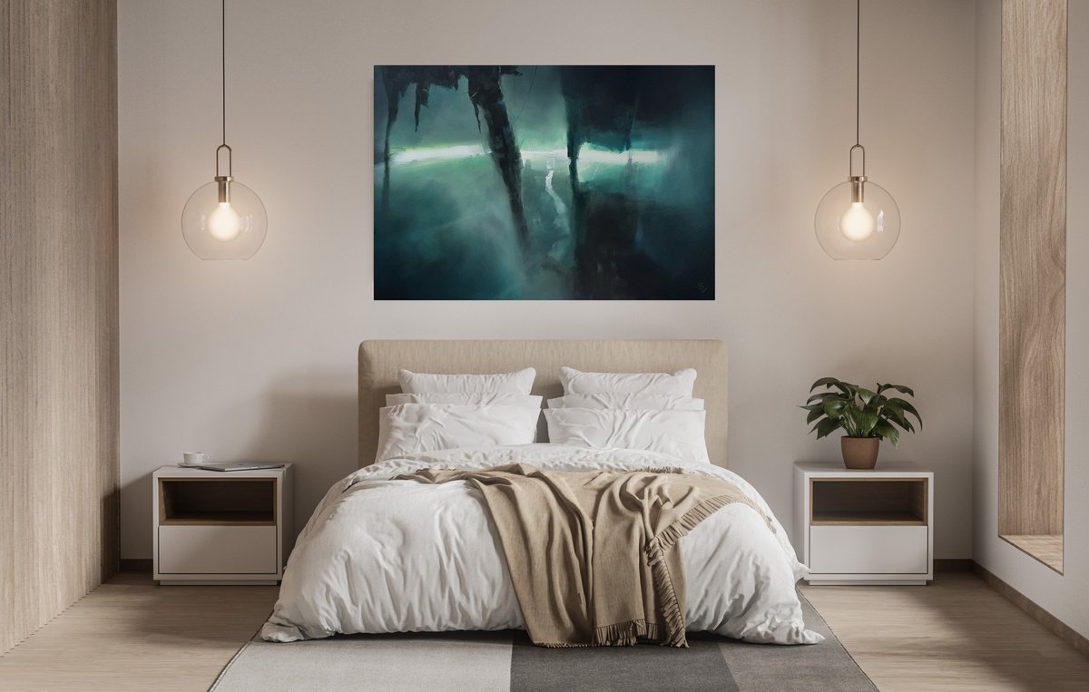  Agartha - Cave City By Ivan Grozdanovski, 39 X 28, Artwork For Sale On Artfinder