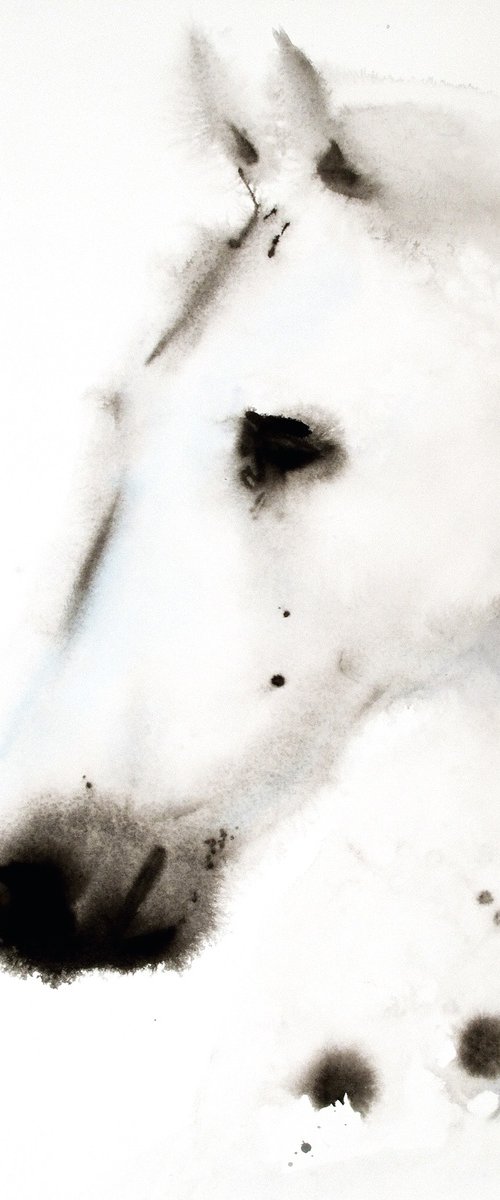 White Horse by Belyaeva Oleksandra