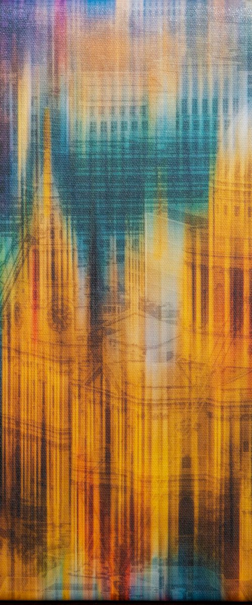 Abstract London: St. Paul's Cathedral - Canvas Ready To Hang 12" x 12 Limited Edition #2/10 by Graham Briggs