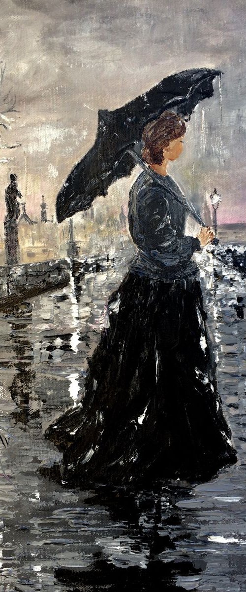 Women under the umbrella by Inna Montano