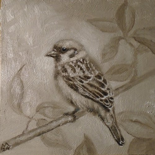 Tree Sparrow study by Michael Mullen