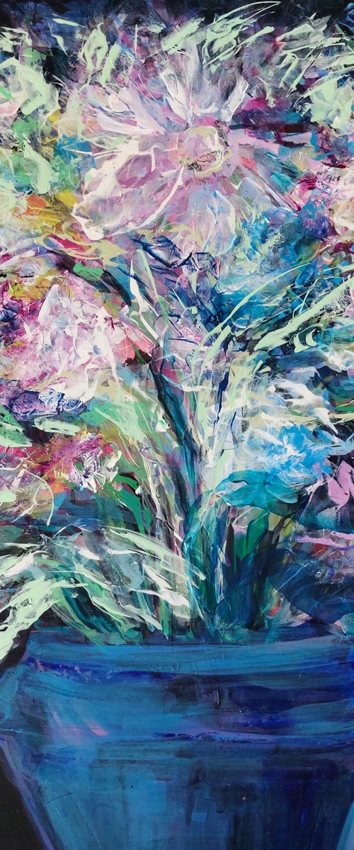 Ethereal Bloom (Flowers in vase 4) by Katia Solodka