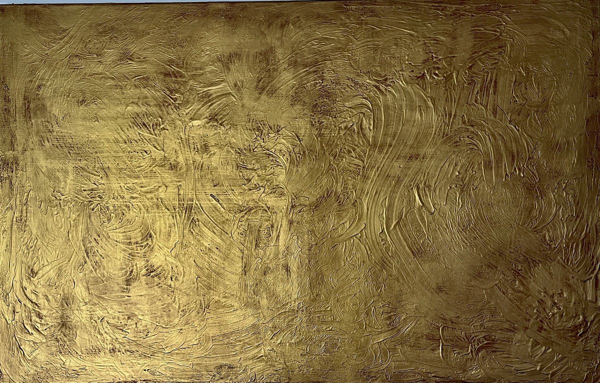 Abstract Acrylic Painting By Exclusive Arts, 39 X 28, Sunshine Abstract, Original Artwork